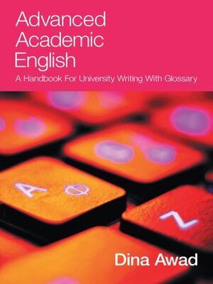 cover image of Advanced Academic English